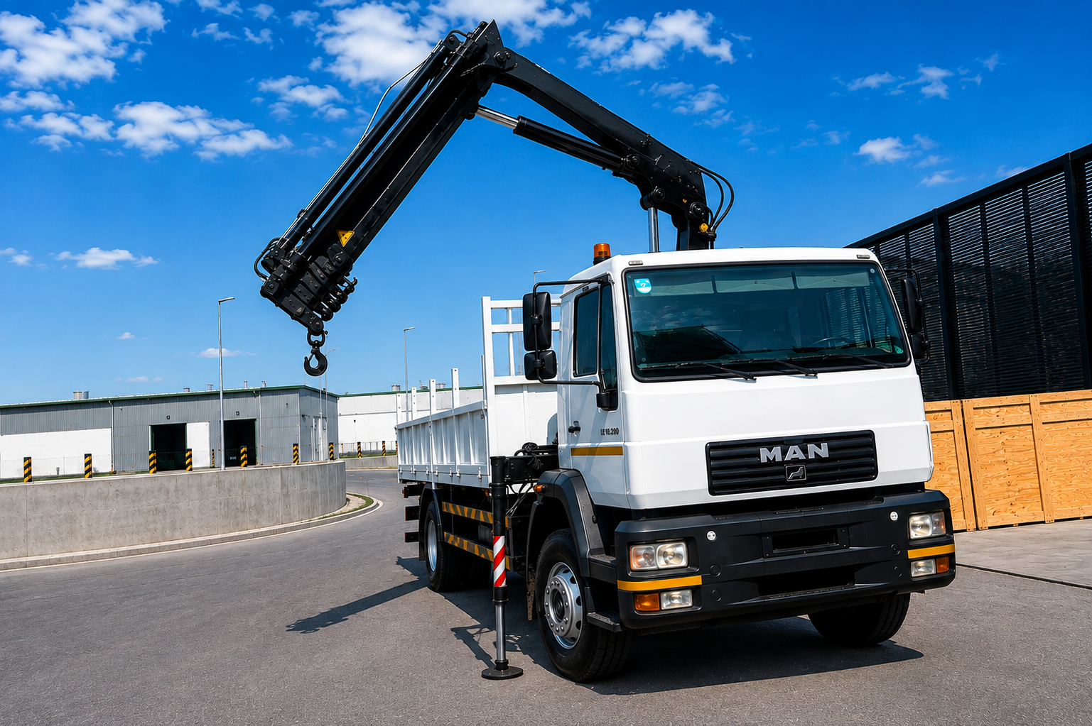 Crane truck rental and heavy lifting Bahrain